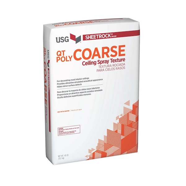 Usg Sheetrock White Water-Based Wall and Ceiling Texture 40 lb 540790 - main